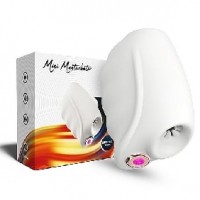  Male Masturbator Vibrating Rechargeable 10 Modes CLEAR